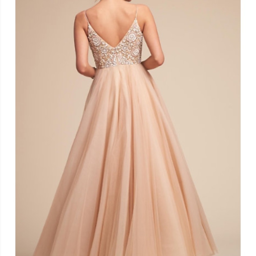 BHLDN Benson Gown, Rose/blush/cream Bridal Gown - Picture 5 of 13